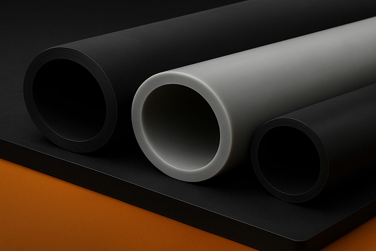 Tubi in gomma e plastica industriali